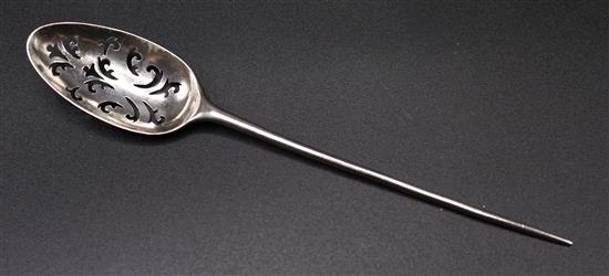 George III silver mote spoon